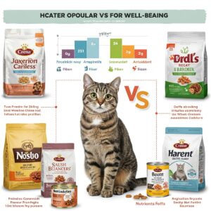 Comparing different cat food brands to find the best for your cat's wellness