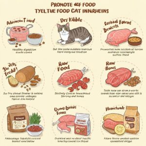 Different types of cat food options for your cat's wellness.