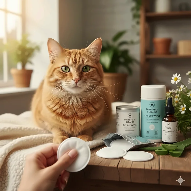 Best cat eye wipes for gentle, daily cleaning of tear stains and discharge.