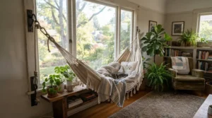 Cat supplies for maine coon highlighted by a reinforced sunny window perch
